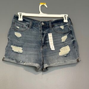 SO Blue Jean Shorts Distressed Vintage Style